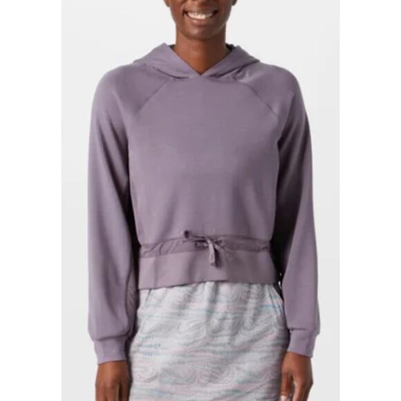 NWT TravisMathew Golden State Hoodie Women’s XL Purple Pullover Sweatshirt - Picture 1 of 10